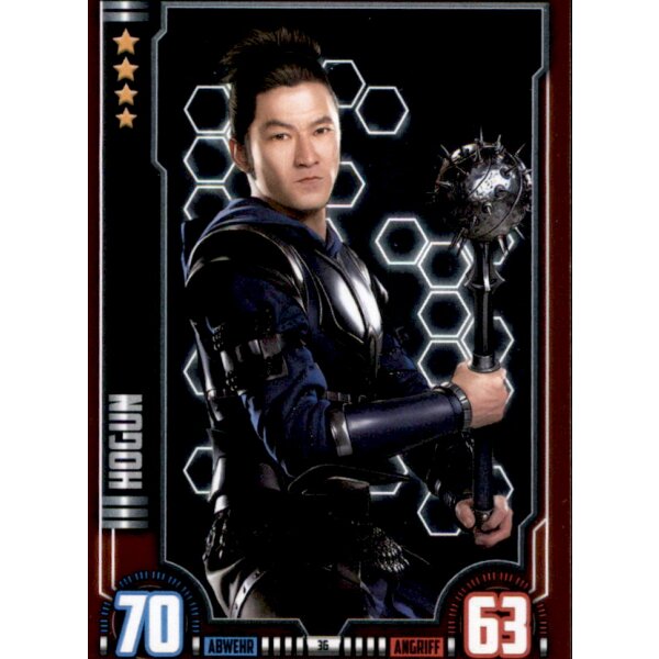 36 - Hogun - Mirror Foil-Karte - Marvel Cinematic Universe 2016