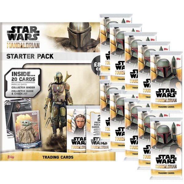 Star Wars The Mandalorian - 1 Starter + 10 Booster