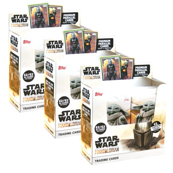 Star Wars The Mandalorian - 3 Display (72 Booster)