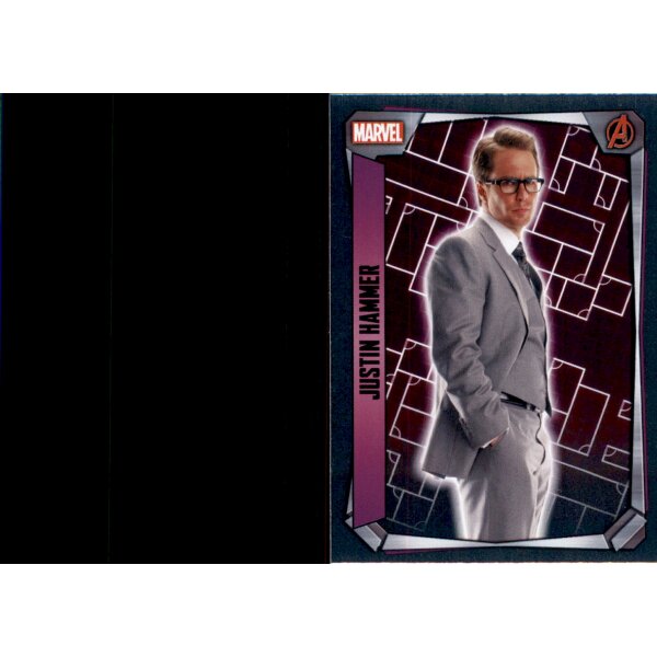 227 - Justin Hammer - Mirror Foil  - Marvel Missions 2017