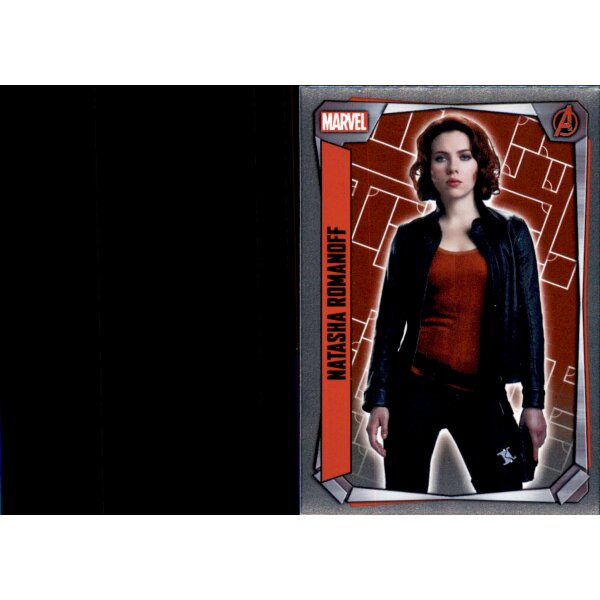 234 - Natasha Romanoff - Mirror Foil  - Marvel Missions 2017