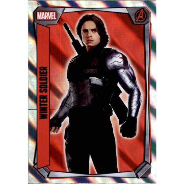 251 - Winter Soldier - Holographic Foil  - Marvel Missions 2017