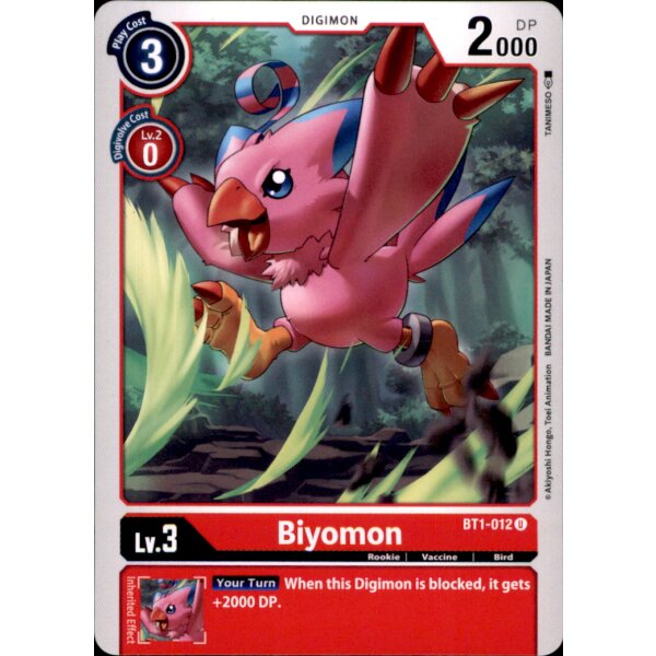 BT1-012 - Biyomon - Uncommon