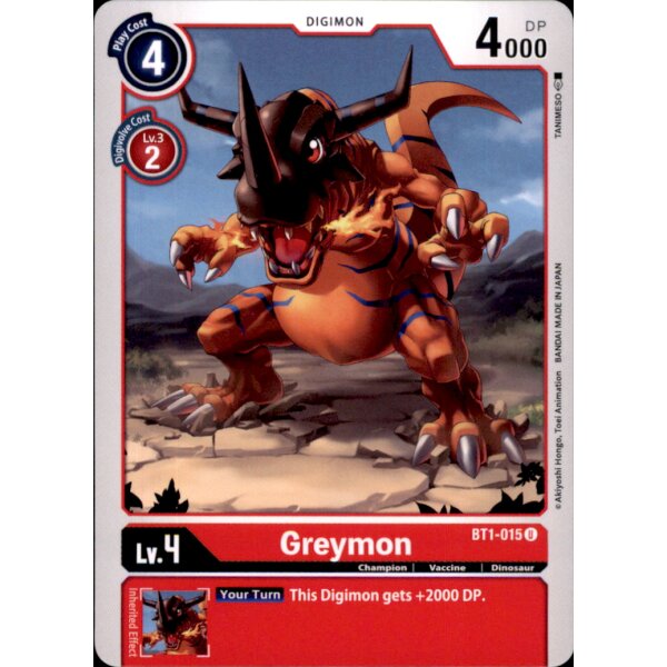 BT1-015 - Greymon - Uncommon