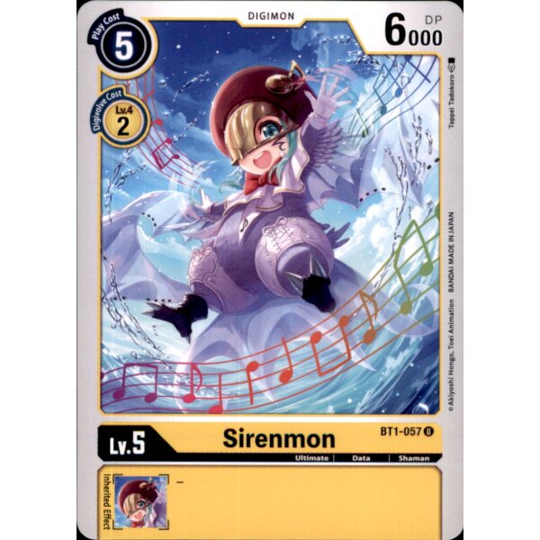 BT1-057 - Sirenmon - Uncommon