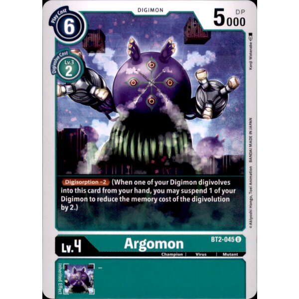 BT2-045 - Argomon - Uncommon