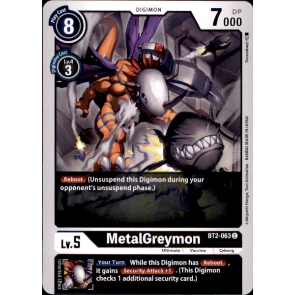 BT2-063 - MetalGreymon - Common