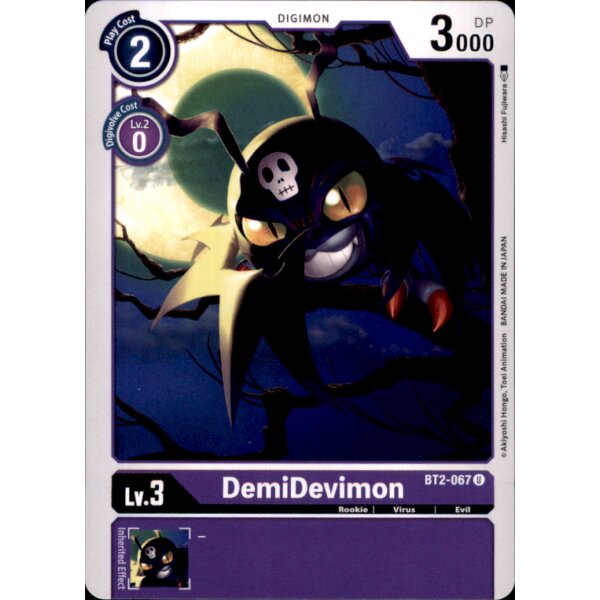 BT2-067 - DemiDevimon - Uncommon