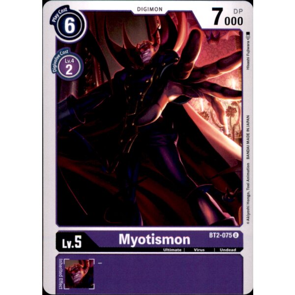 BT2-075 - Myotismon - Uncommon