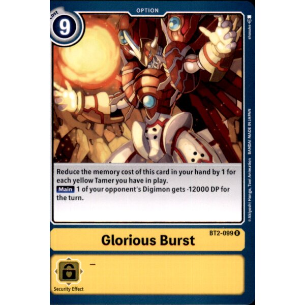 BT2-099 - Glorious Burst - Rare