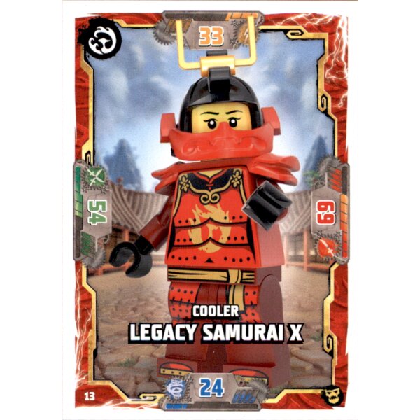 13 - Cooler Legacy Samurai X - Helden Karte - Serie 6 NEXT LEVEL