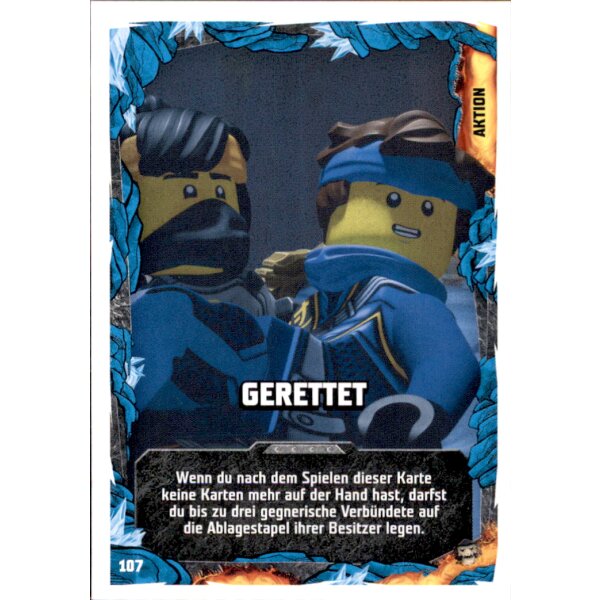 107 - Gerettet - Aktionskarte - Serie 6 NEXT LEVEL