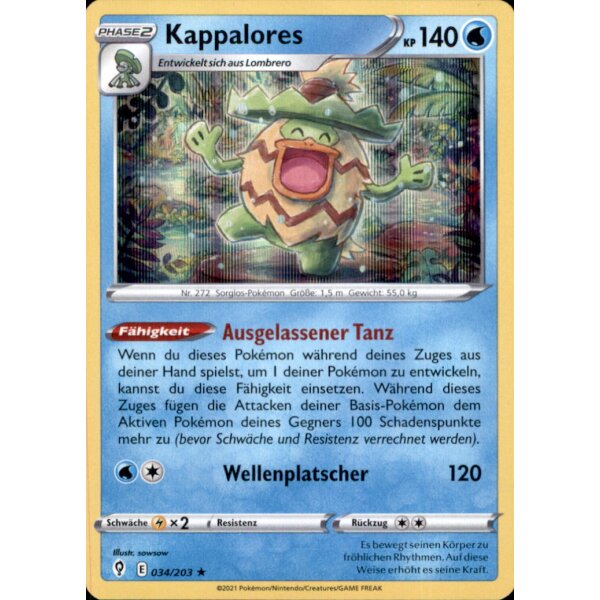 034/203 - Kappalores - Holofoil Rare