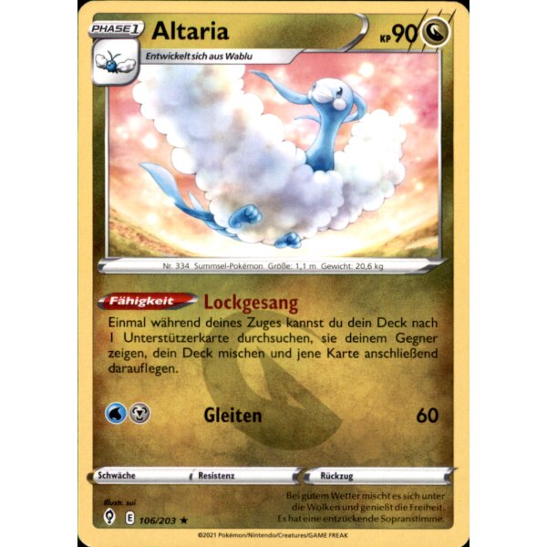 106/203 - Altaria - Rare