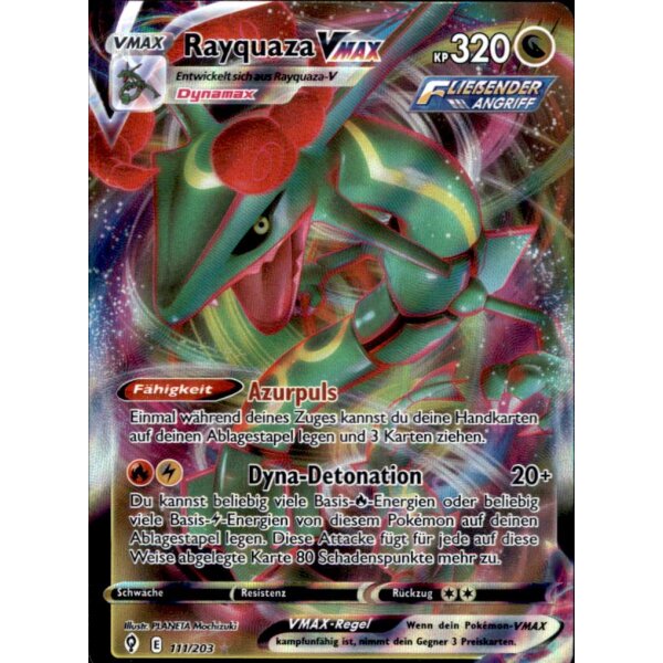 111/203 - Rayquaza Vmax - Ultra Rare