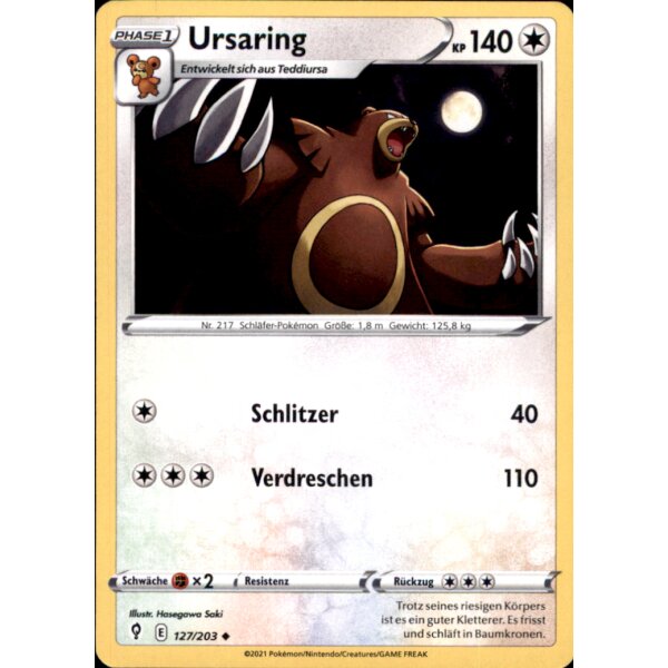 127/203 - Ursaring - Uncommon