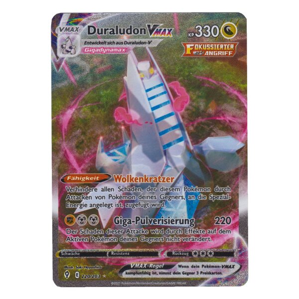 220/203 - Duraludon Vmax - Alternativ Rainbow Rare