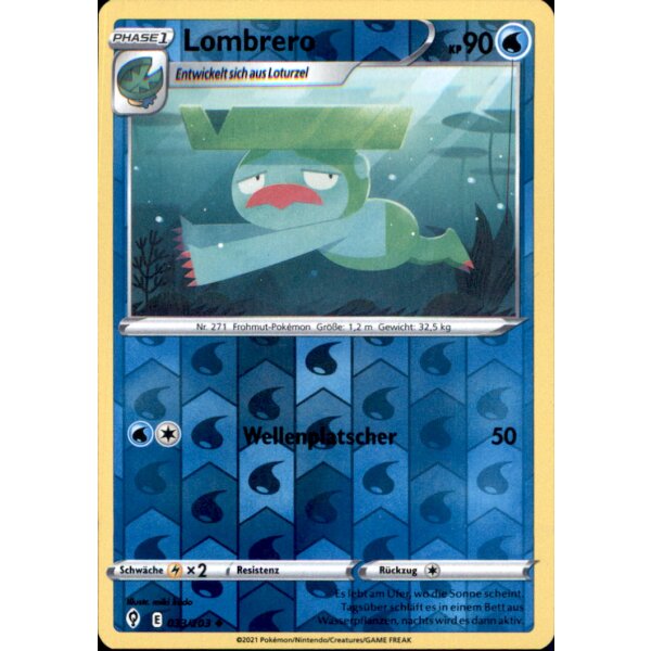 033/203 - Lombrero - Reverse Holo