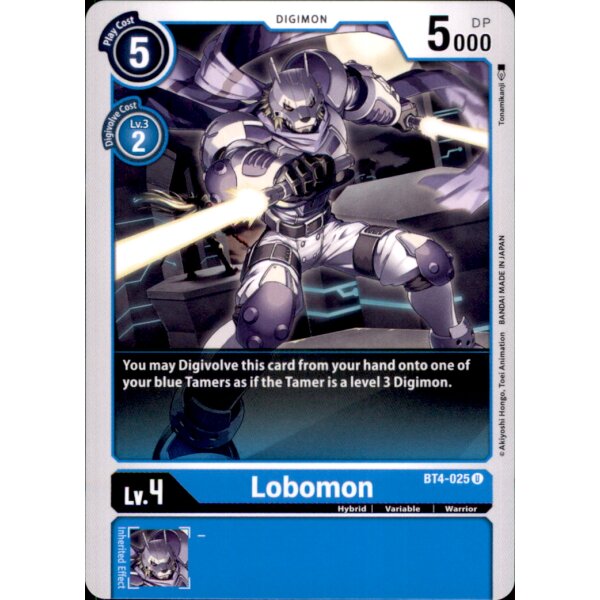 BT4-025 - Lobomon - Uncommon