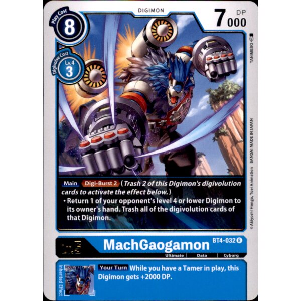 BT4-032 - MachGaogamon - Rare