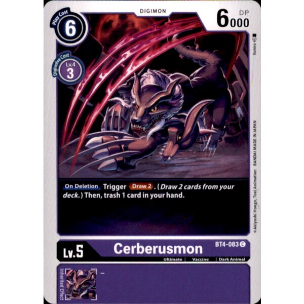 BT4-083 - Cerberusmon - Common