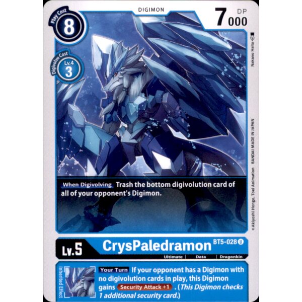 BT5-028 - CrysPaledramon - Uncommon