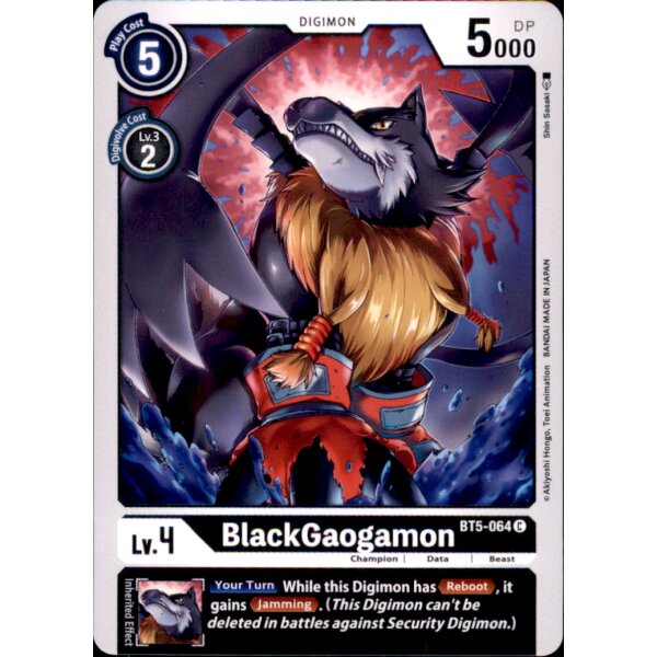 BT5-064 - BlackGaogamon - Common