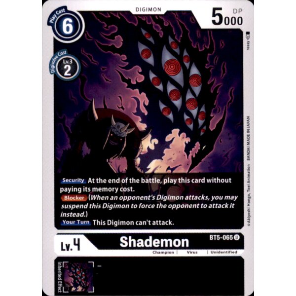 BT5-065 - Shademon - Uncommon