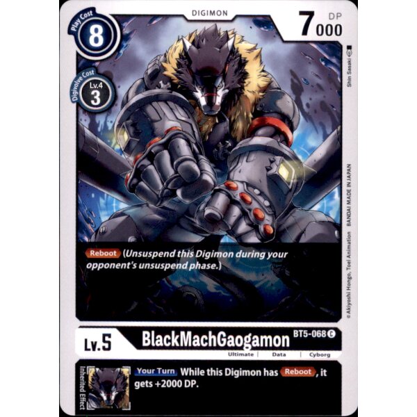 BT5-068 - BlackMachGaogamon - Common