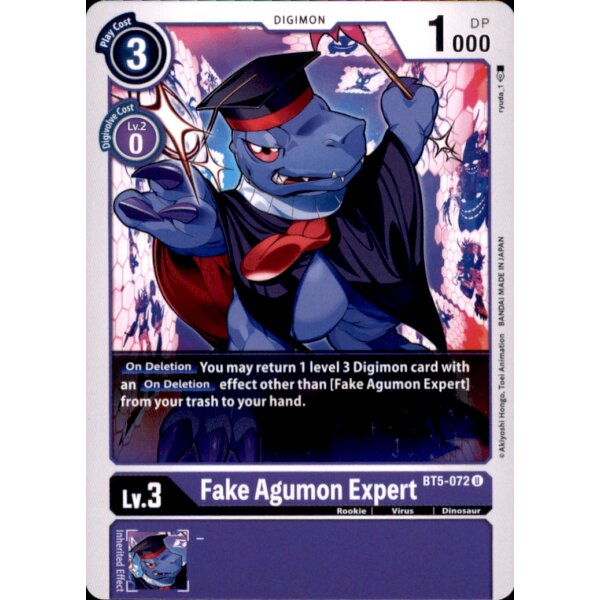 BT5-072 - Fake Agumon Expert - Uncommon