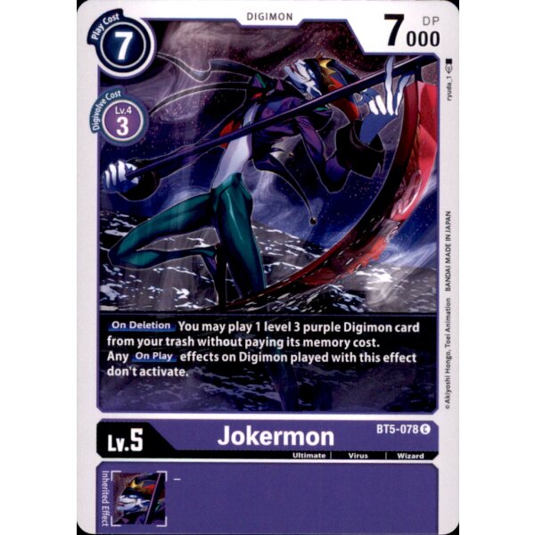 BT5-078 - Jokermon - Uncommon