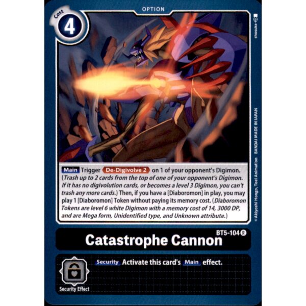 BT5-104 - Catastrophe Cannon - Rare