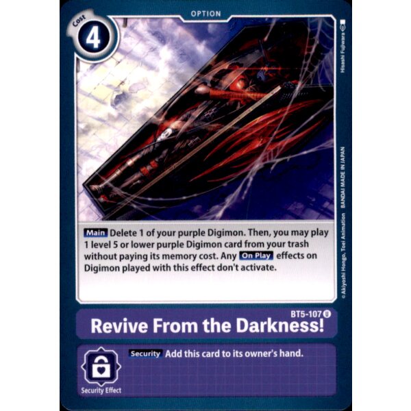 BT5-107 - Revive from the Darkness! - Uncommon