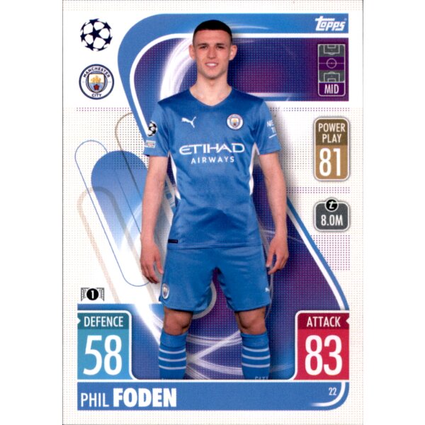 22 - Phil Foden - 2021/2022