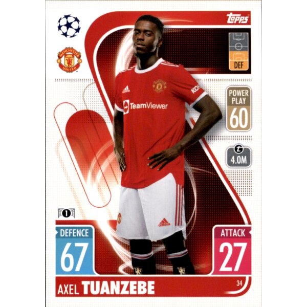 34 - Axel Tuanzebe - 2021/2022