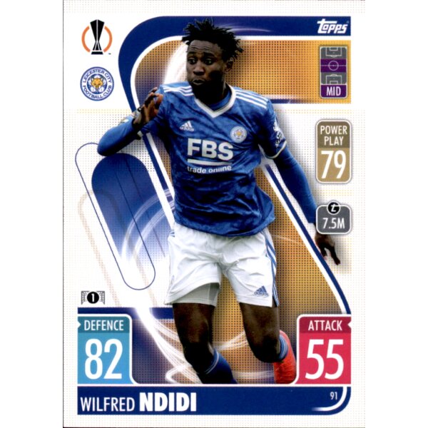 91 - Wilfred Ndidi - 2021/2022