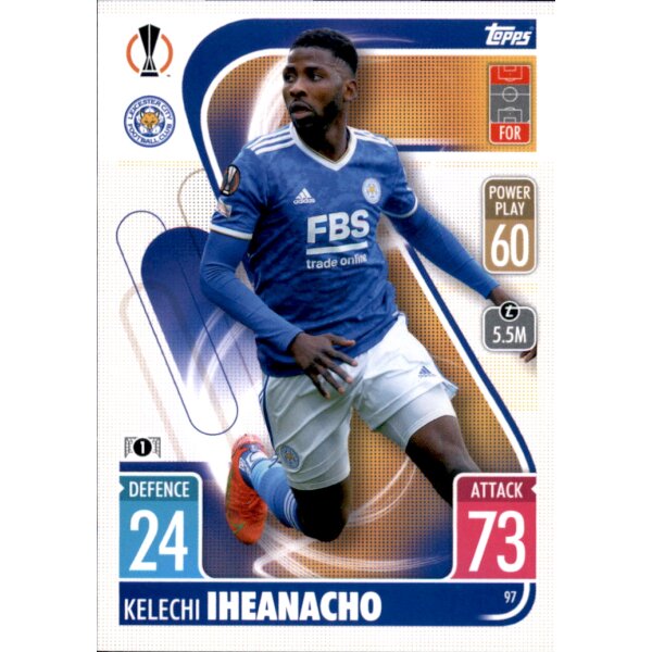 97 - Kelechi Iheanacho - 2021/2022