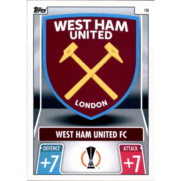 100 - Club Badge - West Ham United - 2021/2022