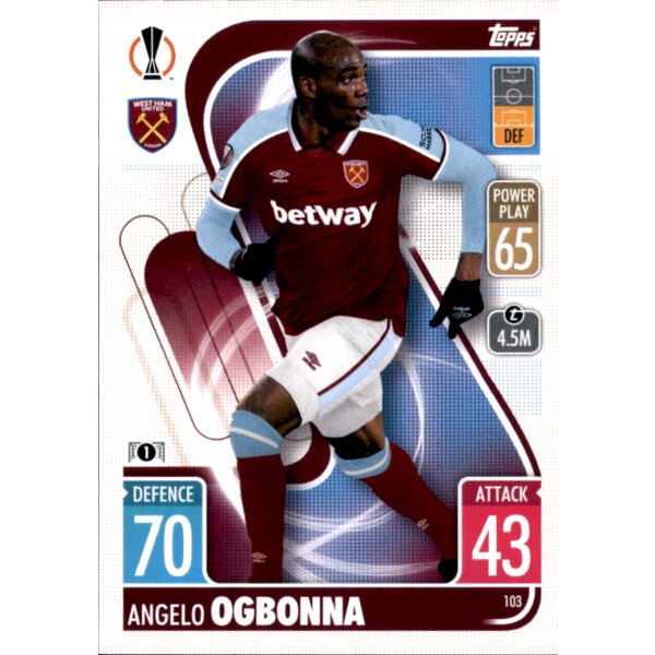 103 - Angelo Ogbonna - 2021/2022