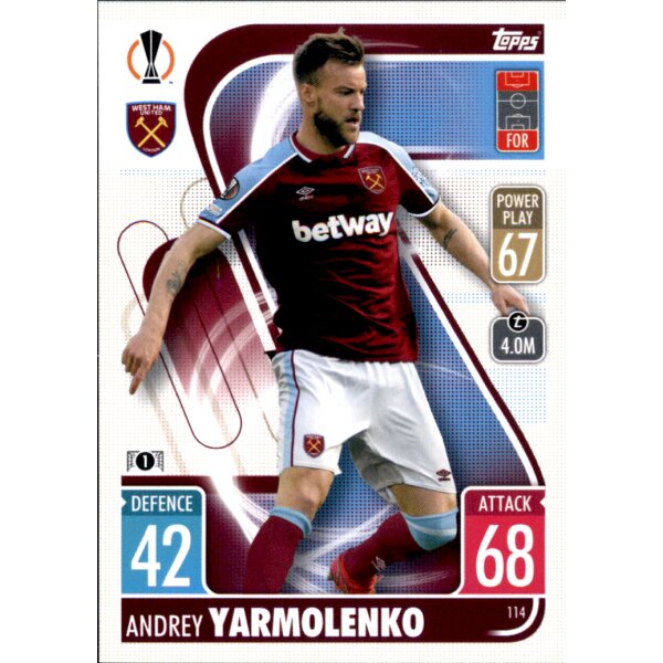 114 - Andrey Yarmolenko - 2021/2022