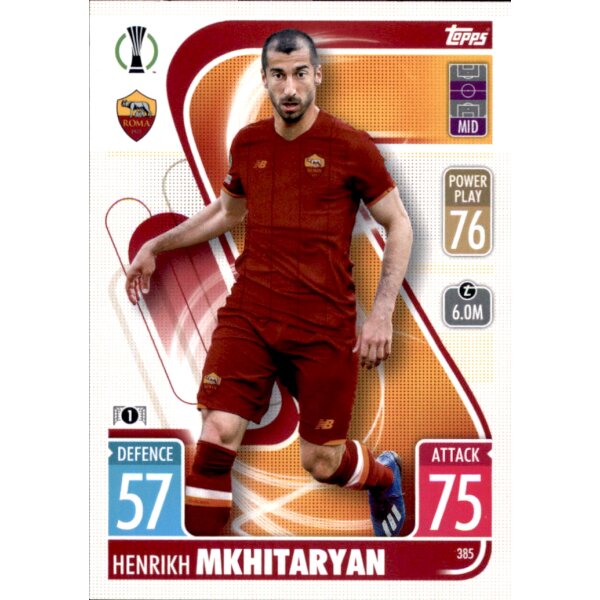 385 - Henrich Mkhitaryan - 2021/2022