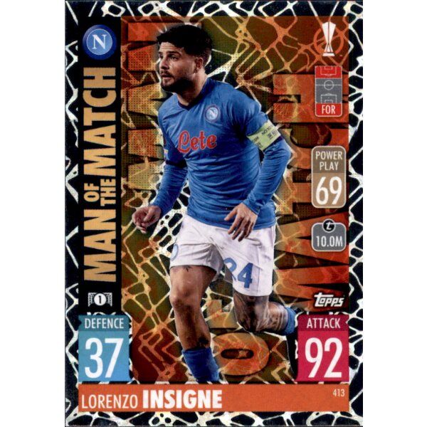 413 - Lorenzo Insigne - Man of the Match - 2021/2022