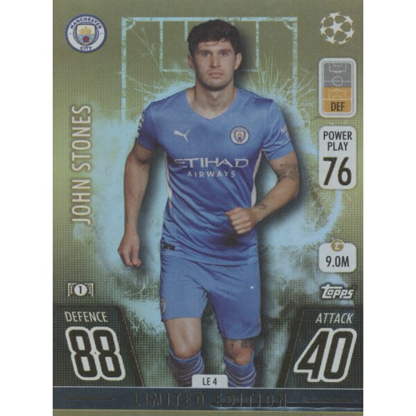 LE4 - John Stones - Gold Limited Edition - 2021/2022