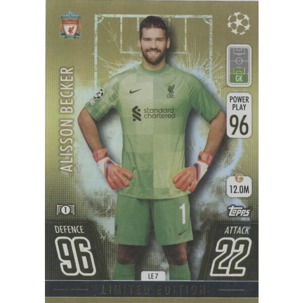 LE7 - Alisson Becker - Gold Limited Edition - 2021/2022