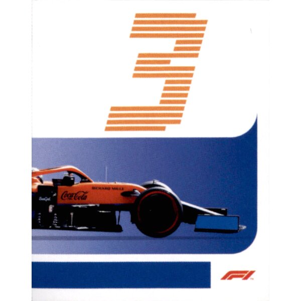 Sticker 68 - McLaren - Formula 1 Saison 2021