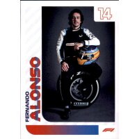 Sticker 103 - Fernando Alonso - Formula 1 Saison 2021