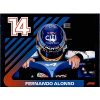 Sticker 104 - Fernando Alonso - Formula 1 Saison 2021