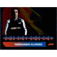 Sticker 106 - Fernando Alonso - Formula 1 Saison 2021