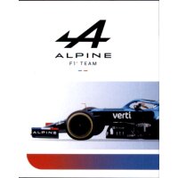 Sticker 107 - Alpine - Formula 1 Saison 2021