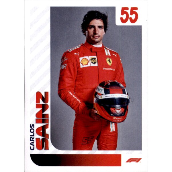 Sticker 121 - Carlos Sainz - Formula 1 Saison 2021